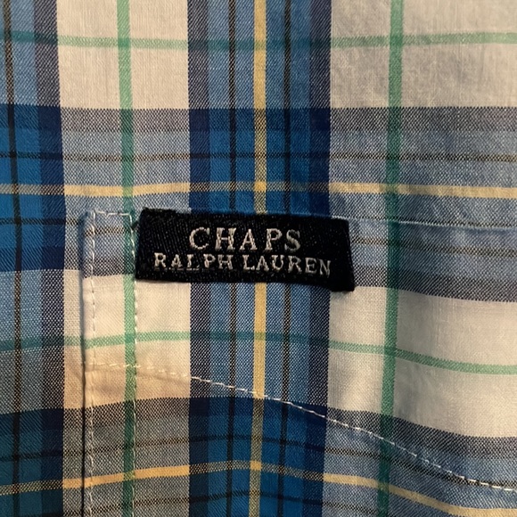 Chaps Ralph Lauren S/S button down shirt. XL - Picture 1 of 6